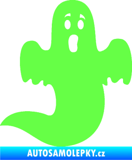 Samolepka Duch 006 pravá Fluorescentní zelená