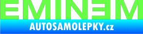 Samolepka Eminem Fluorescentní zelená