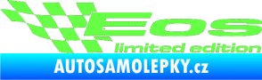 Samolepka Eos limited edition levá Fluorescentní zelená
