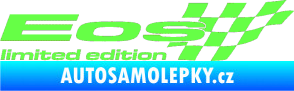 Samolepka Eos limited edition pravá Fluorescentní zelená