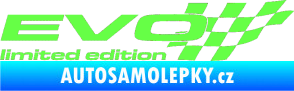 Samolepka Evo limited edition pravá Fluorescentní zelená