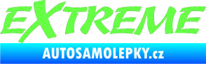 Samolepka Extreme 003 Fluorescentní zelená
