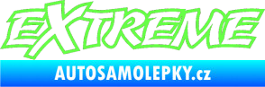 Samolepka Extreme 004 Fluorescentní zelená
