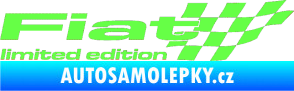 Samolepka Fiat limited edition pravá Fluorescentní zelená