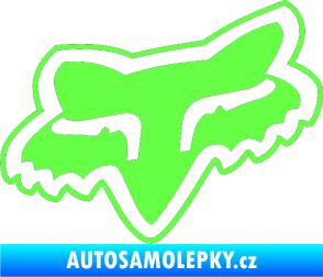 Samolepka Fox 003 Fluorescentní zelená
