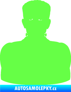 Samolepka Frankenstein  Fluorescentní zelená