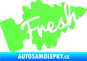 Samolepka Fresh 001 Fluorescentní zelená