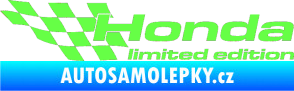 Samolepka Honda limited edition levá Fluorescentní zelená