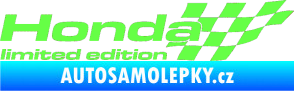 Samolepka Honda limited edition pravá Fluorescentní zelená