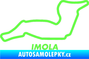 Samolepka Okruh Imola Fluorescentní zelená