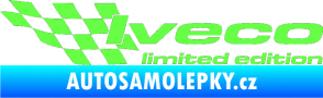 Samolepka Iveco limited edition levá Fluorescentní zelená
