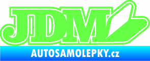 Samolepka JDM 001 symbol Fluorescentní zelená