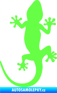 Samolepka Ještěrka 017 levá Fluorescentní zelená