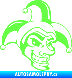 Samolepka Joker 001 pravá Fluorescentní zelená