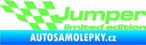 Samolepka Jumper limited edition levá Fluorescentní zelená