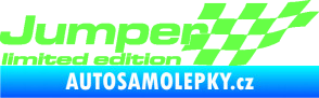 Samolepka Jumper limited edition pravá Fluorescentní zelená
