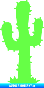 Samolepka Kaktus 001 levá Fluorescentní zelená