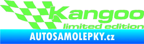 Samolepka Kangoo limited edition levá Fluorescentní zelená