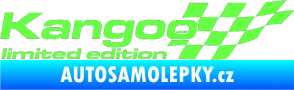 Samolepka Kangoo limited edition pravá Fluorescentní zelená