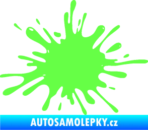 Samolepka Kaňka 002 levá Fluorescentní zelená
