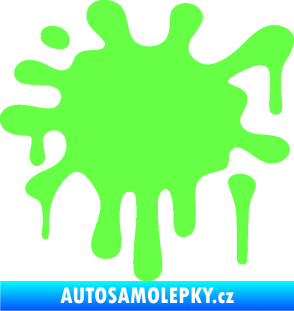 Samolepka Kaňka 004 levá Fluorescentní zelená