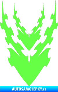 Samolepka Kapota 026 Fluorescentní zelená
