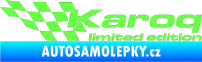 Samolepka Karoq limited edition levá Fluorescentní zelená