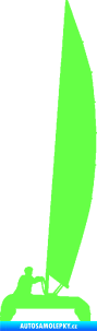 Samolepka Katamaran 001 levá Fluorescentní zelená