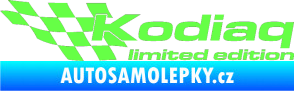 Samolepka Kodiaq limited edition levá Fluorescentní zelená
