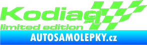 Samolepka Kodiaq limited edition pravá Fluorescentní zelená