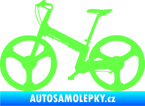 Samolepka Kolo 002 levá Fluorescentní zelená