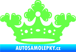 Samolepka Korunka 002 Fluorescentní zelená