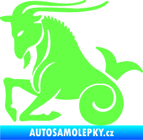 Samolepka Kozoroh 004 levá Fluorescentní zelená
