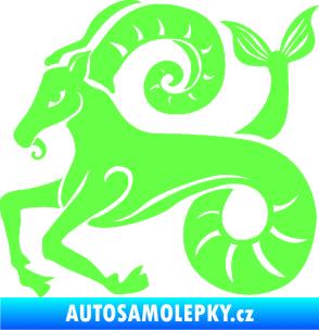 Samolepka Kozoroh 005 levá Fluorescentní zelená
