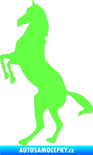 Samolepka Kůň 013 levá na zadních Fluorescentní zelená