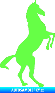 Samolepka Kůň 013 pravá na zadních Fluorescentní zelená
