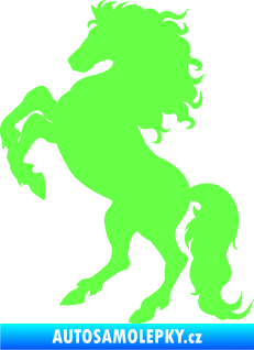 Samolepka Kůň 038 levá Fluorescentní zelená