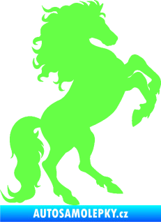 Samolepka Kůň 038 pravá Fluorescentní zelená