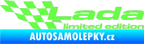 Samolepka Lada limited edition levá Fluorescentní zelená