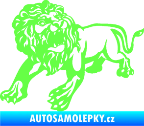 Samolepka Lev 006 levá Fluorescentní zelená