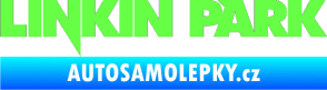 Samolepka Linkin Park 002 Fluorescentní zelená