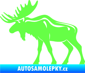 Samolepka Los 006 levá Fluorescentní zelená