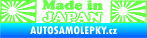 Samolepka Made in Japan 002 Fluorescentní zelená