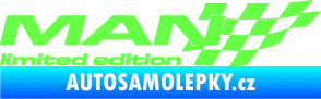 Samolepka MAN limited edition pravá Fluorescentní zelená