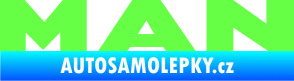 Samolepka MAN nápis Fluorescentní zelená