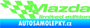 Samolepka Mazda limited edition levá Fluorescentní zelená