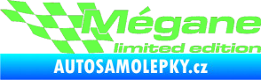 Samolepka Mégane limited edition levá Fluorescentní zelená