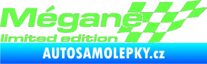 Samolepka Mégane limited edition pravá Fluorescentní zelená