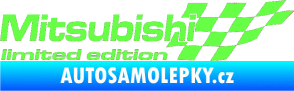 Samolepka Mitsubishi limited edition pravá Fluorescentní zelená