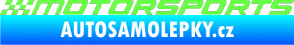 Samolepka Motorsports 001 Fluorescentní zelená